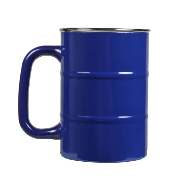 Röd Metall Travel Mugg — Stockfoto