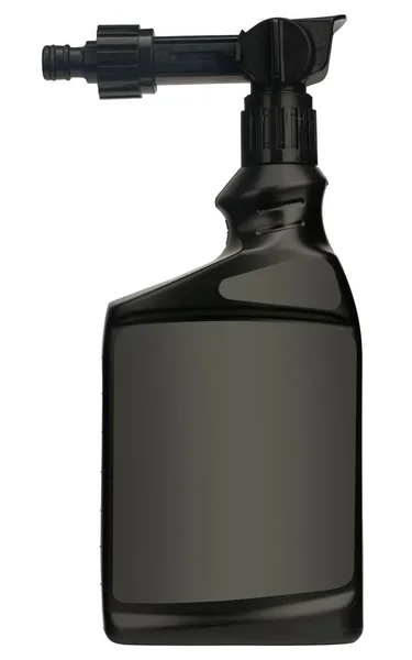 Plastikflasche Mit Spray Isoliert Auf Weiß — Stockfoto