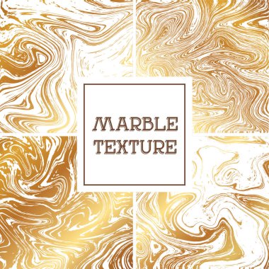 Işık beyaz ve altın Mermer doku. Soyut vektör arka plan, şablon, doku, duvar kağıdı, fon desen