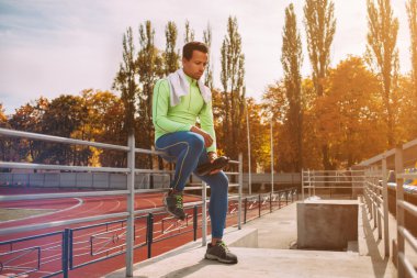 Spor arena'dinlenme runner