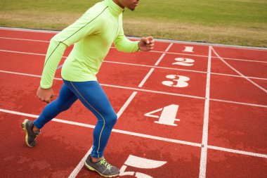 Afrika adam Stadı'nda çalışan