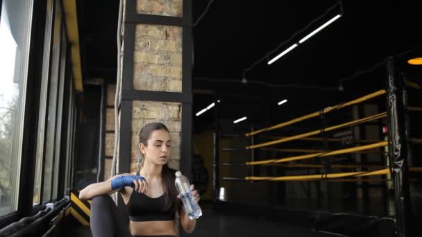 Training im Kampfclub — Stockvideo