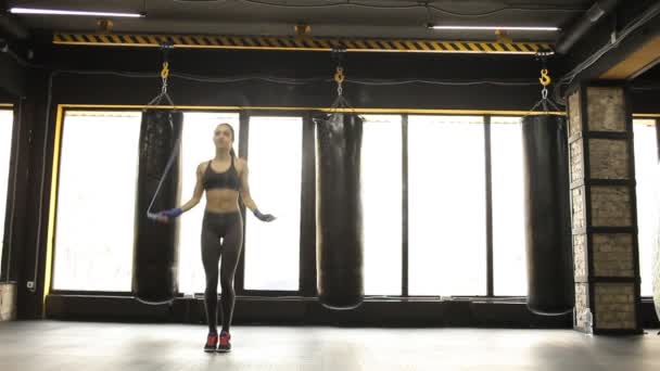 Allenamento nel fight club — Video Stock