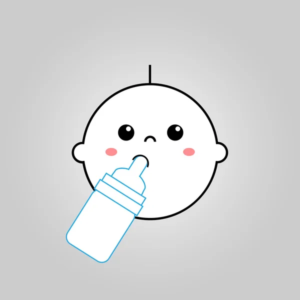Bebe Tomando Leche Vectores Graficos Imagenes Vectoriales Depositphotos