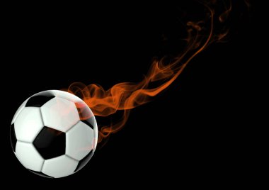 3D çizim futbol topu