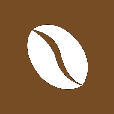 Kahve çekirdeği ikonu vektörü