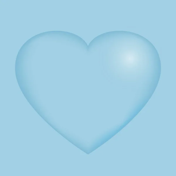 Μπλε καρδιά διάνυσμα — Διανυσματικό Αρχείο