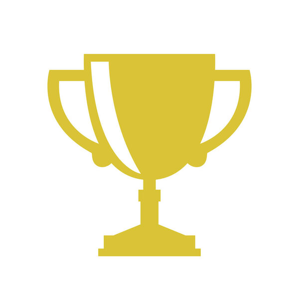 Gold Trophy Cup Vector