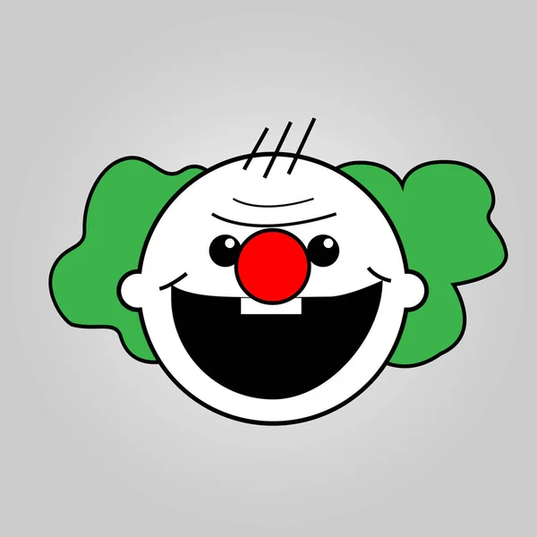 Clown bambino vettoriale arte — Vettoriale Stock