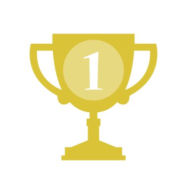 Altın Kupa bardak vektör