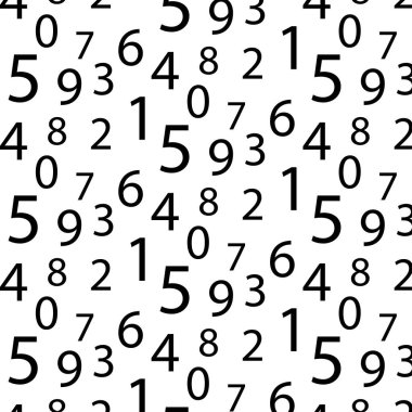 Sayı desen vektör sanat