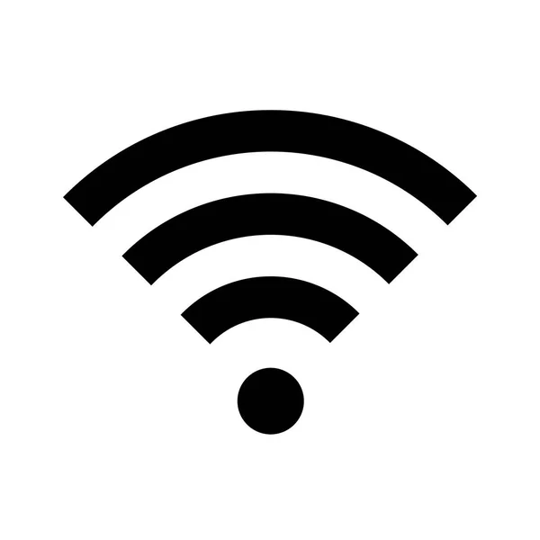 Wifi icono vectorial arte — Vector de stock