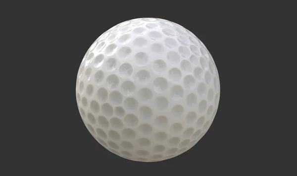 Golf topu 3d çizim — Stok fotoğraf