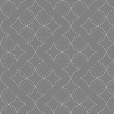 Çiçek soyut gri deseni