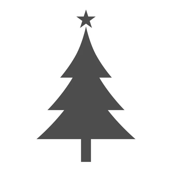 Noel ağacı düz simgesi