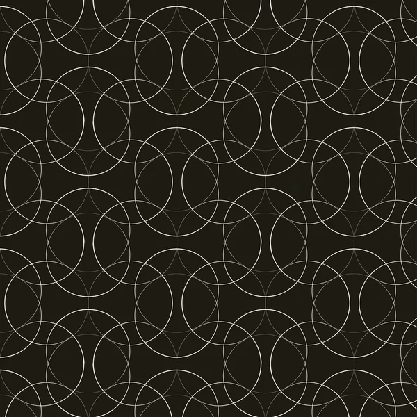 白い円のパターン ベクトル — ストックベクタ