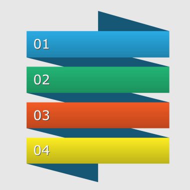 Soyut bilgi grafikleri sayı şablonu