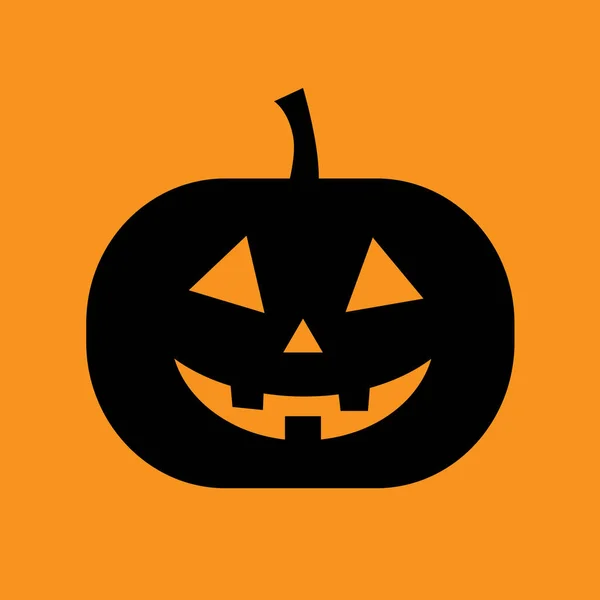 Pumpkin halloween vector isolated — Stock Vector