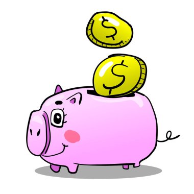 Kumbara vektör sanat