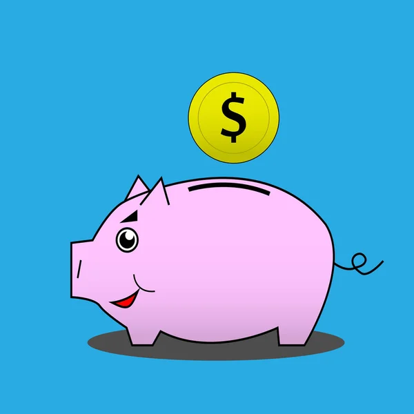 Vetor piggy bank —  Vetores de Stock