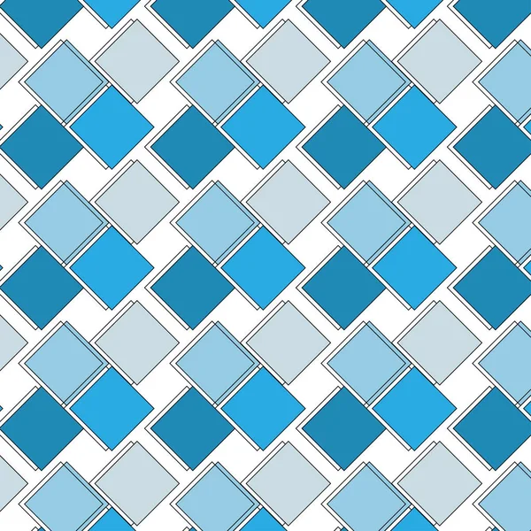 Arte de patrón abstracto cuadrado — Archivo Imágenes Vectoriales