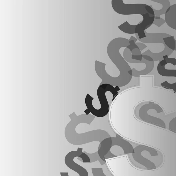 Gümüş para Doları simgesine