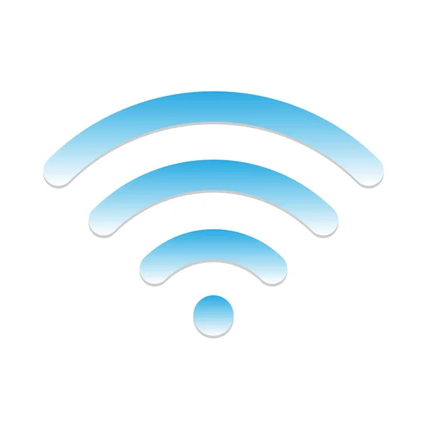 Wifi icono vector de arte — Archivo Imágenes Vectoriales