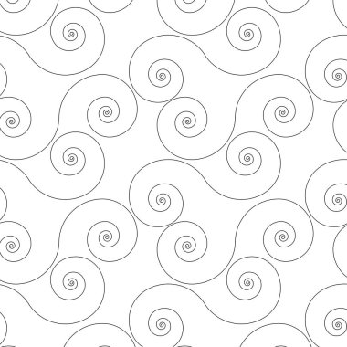 Sarmal desen vektör sanat
