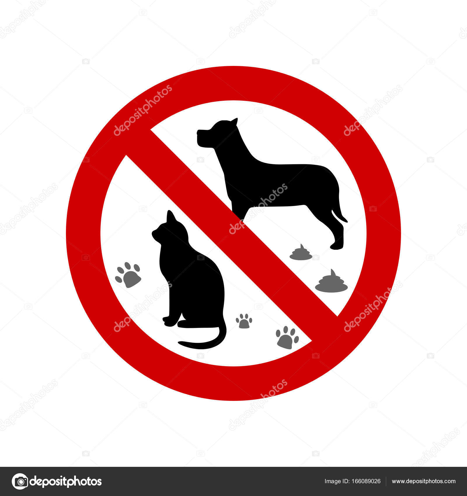 No Pets Allowed Sign / No Pets Service Animals Allowed Sign LOG004