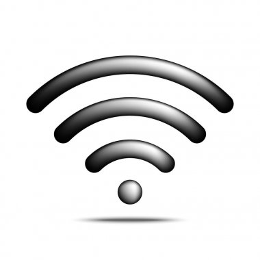 Wifi simge tasarım vektörü