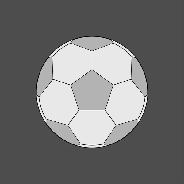 Icono de pelota de fútbol — Vector de stock