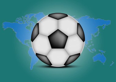 Futbol topu arka plan