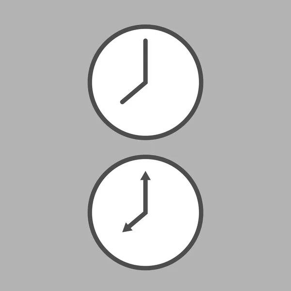 Vektorové ikony času — Stockový vektor