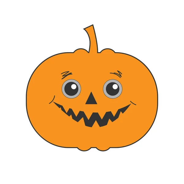 Halloween pumpkin icon design — Stock Vector