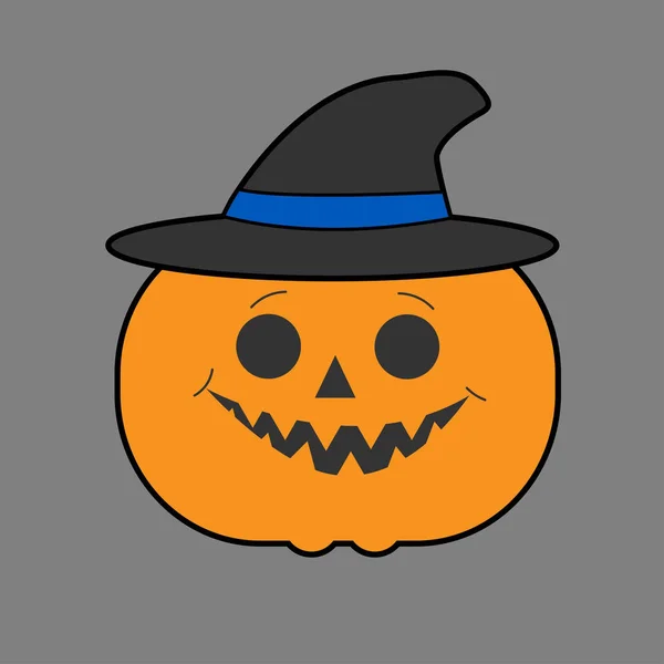 Halloween diseño icono de calabaza — Vector de stock