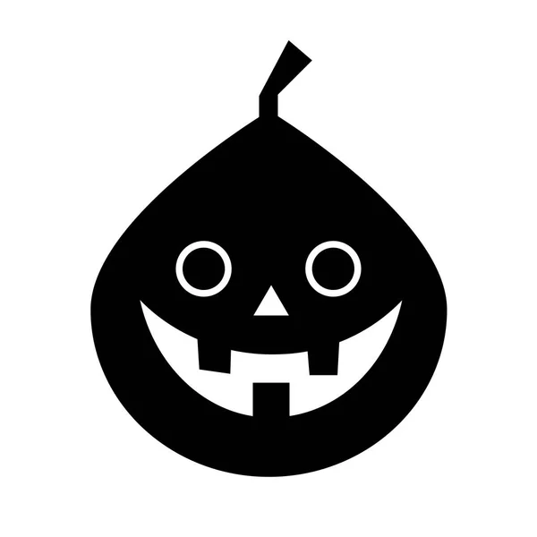 Abóbora símbolo halloween —  Vetores de Stock
