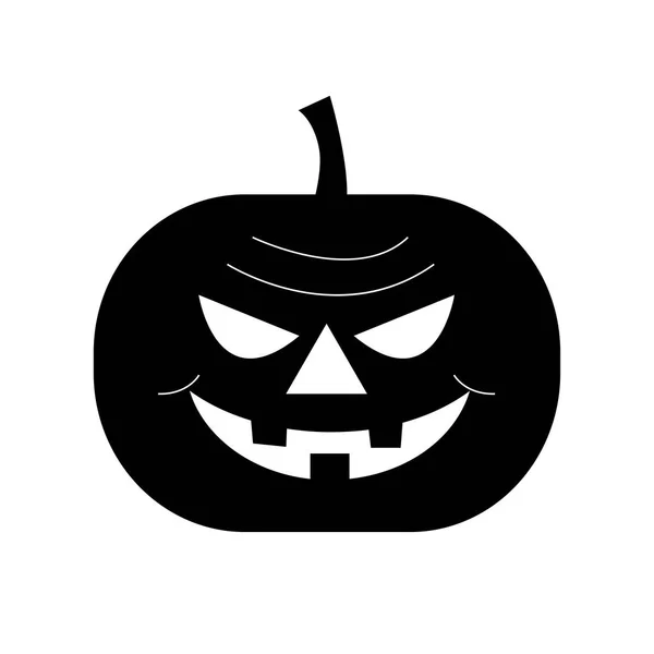 Pumpkin halloween sign — Stock Vector