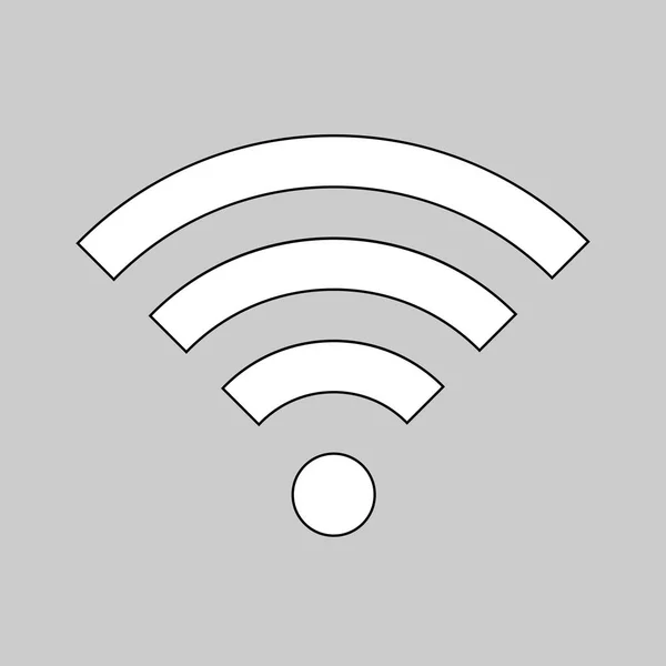 Wifi のアイコン ベクトル — ストックベクタ