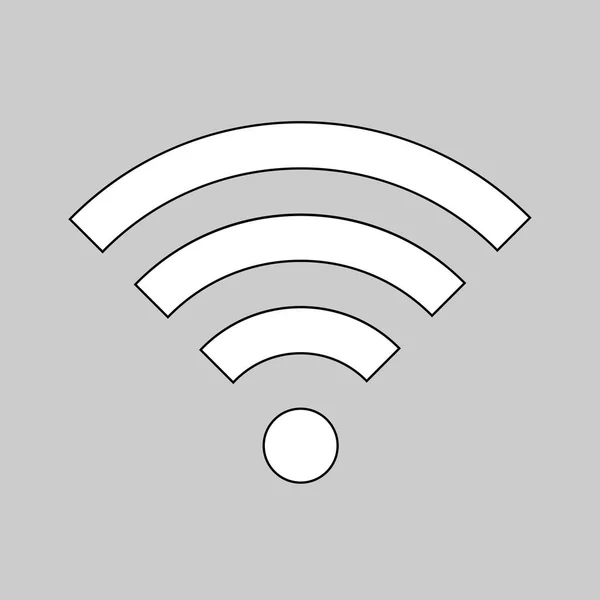 WiFi-ikonen vektor — Stock vektor