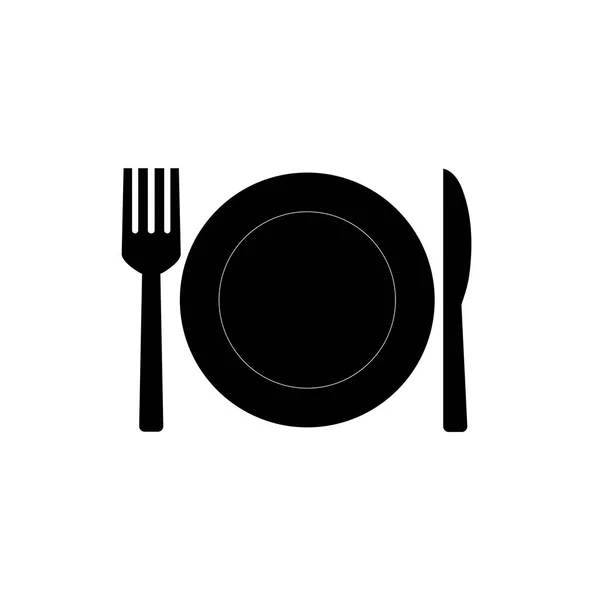 Fork and knife icon — Stock Vector