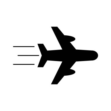 Uçak simge vektör