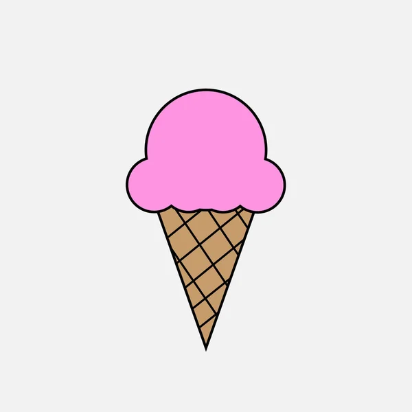 Helado Icono Vector — Archivo Imágenes Vectoriales