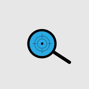 Arama simgesi vektör tasarımı