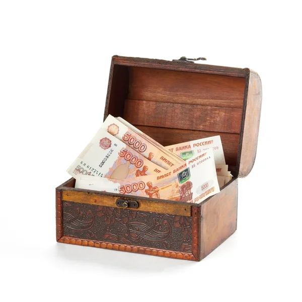 Göğüs daha fazla Rus parası. Ruble.