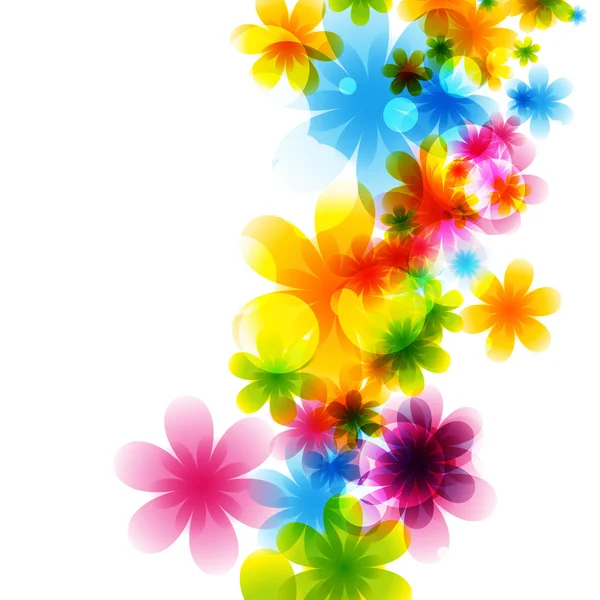 Achtergrond kleurrijke bloem — Stockvector