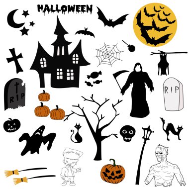 Cadılar Bayramı Icons set