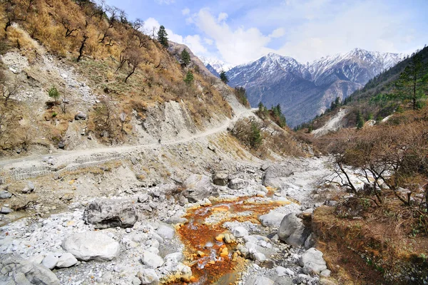 Ciclism montan în Nepal — Fotografie, imagine de stoc