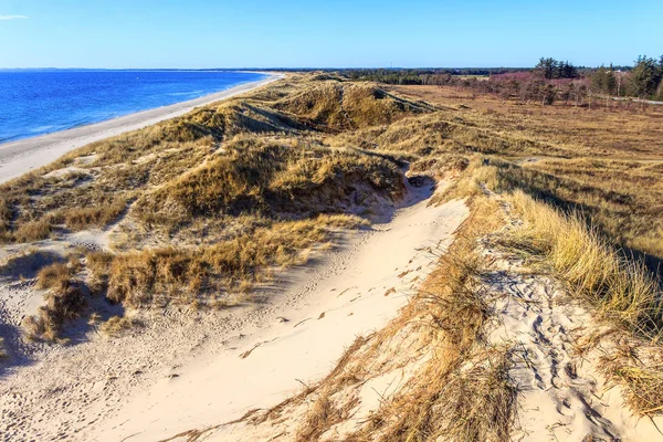 Дюни на Північному морі біля Bunken — стокове фото