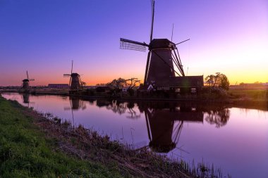 Mills doğal Rotterdam yakınındaki