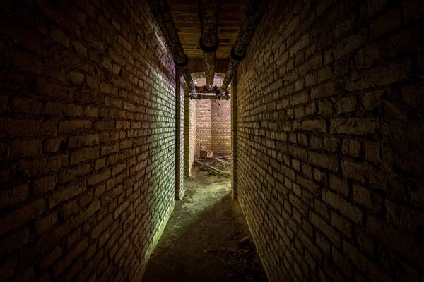 Korridoren på Beelitz läka kliniker — Stockfoto